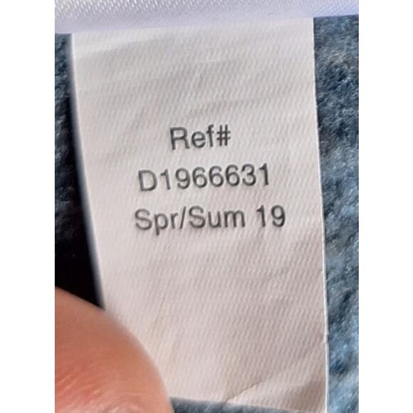 Eddie Bauer Men's Large Light Blue Knit Snap Closure Pullover Sweatshirt Jacket - Picture 6 of 7